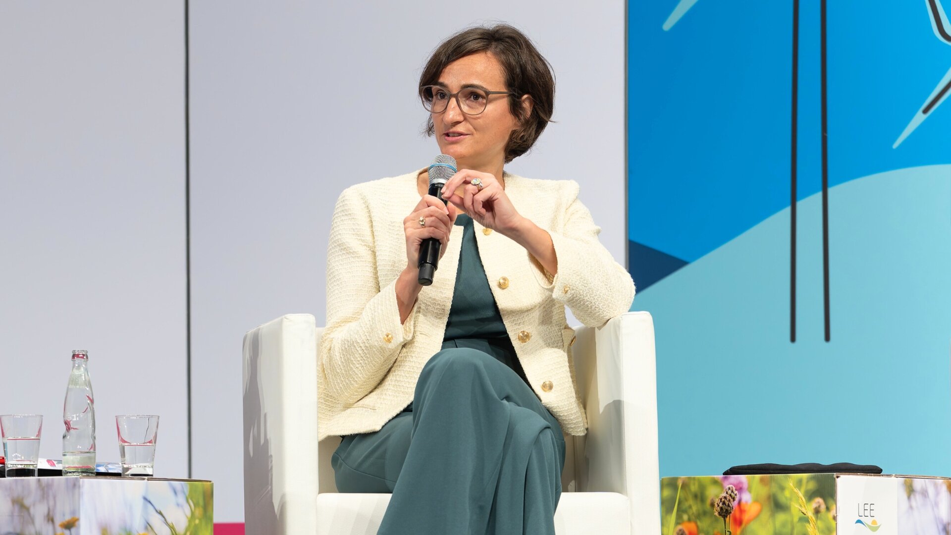 Aurelie Alemany beim LEE-Branchentag im Kuppelsaal in Hannover / Foto: LEE, Markus Prell