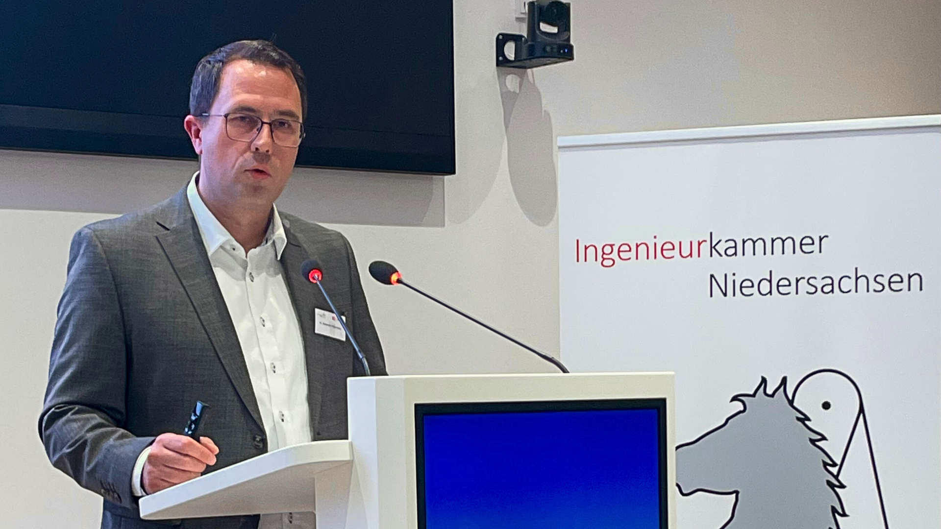 Alexander Petschulat beim Vergabetag 2025 in Hannover / Foto: AN